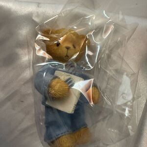 Cherished Teddies Boy in Blue and White